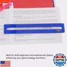 Zynoro Mahjong Line Finder,2 Pack Bright Mahjong Rules Helper,Beginner Mahjong Rules Reader,Perfect Mahjong Gift for Players(Blue)