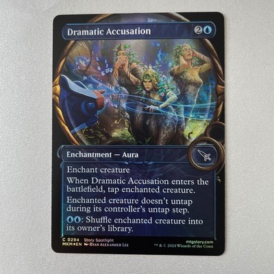 Magic the Gathering Murders at Karlov Manor #294 Dramatic Accusation Showcase Foil