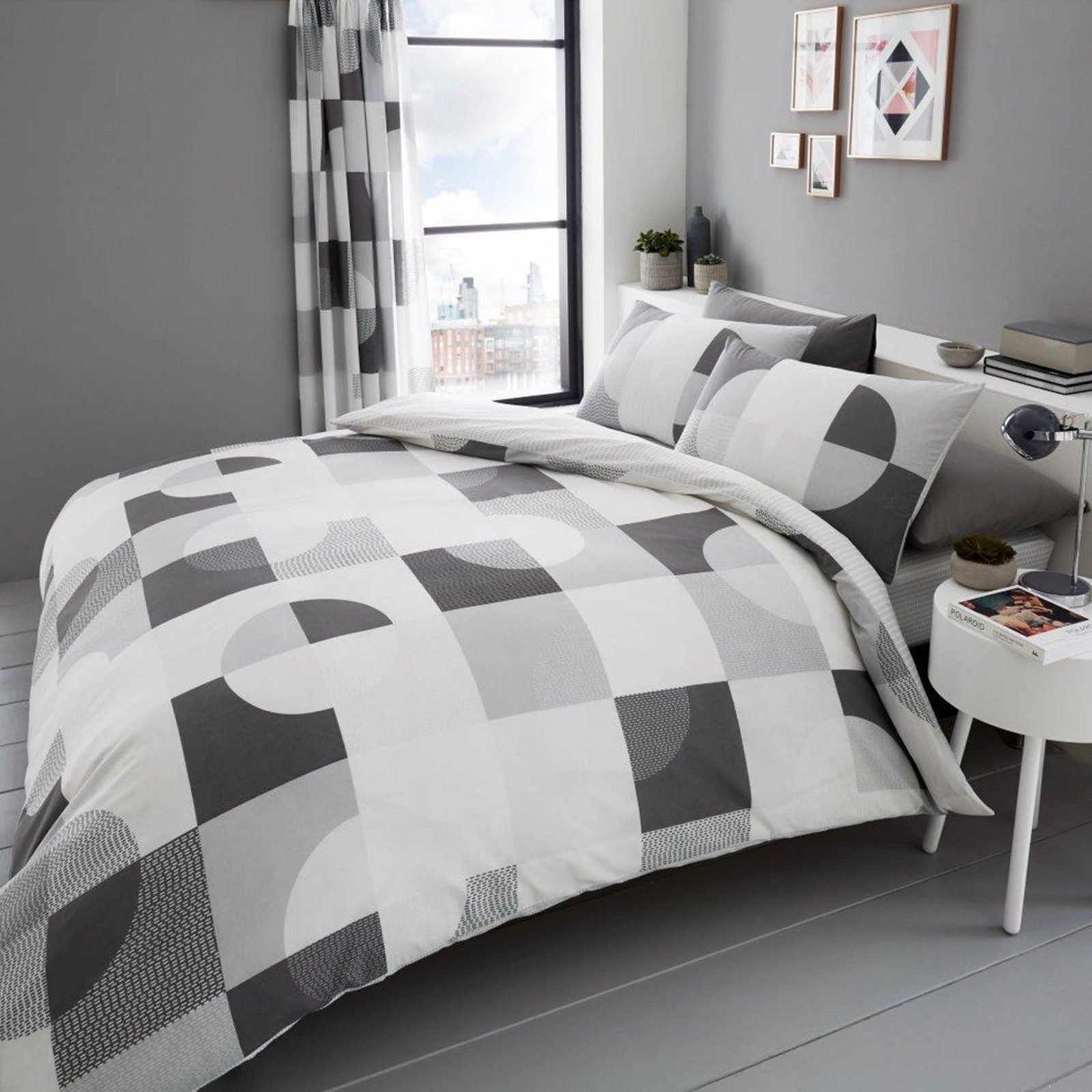 Alexa Geometric Duvet Cover Quilt Cover Bedding Set Single Double