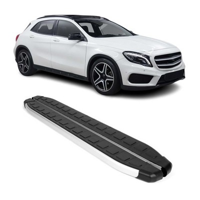 Nerf Bars Running Boards Side Step for Mercedes GLA Class 2015-2019 Alu 2x