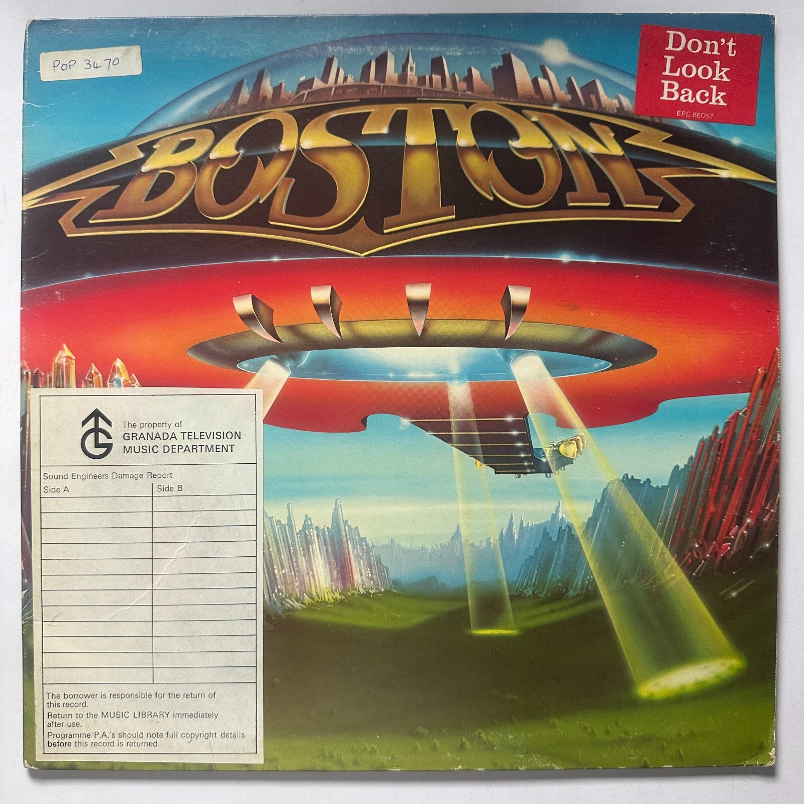 ★BOSTON/DON'T LOOK BACK★ボストン◇Clear Vinyl Boston – Don't Look Back – Vinyl (Gatefold, LP, Album