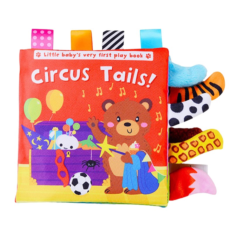 1xSoft Cloth Books Fun Baby's First Cloth Book Toy Enlightenment Early Education