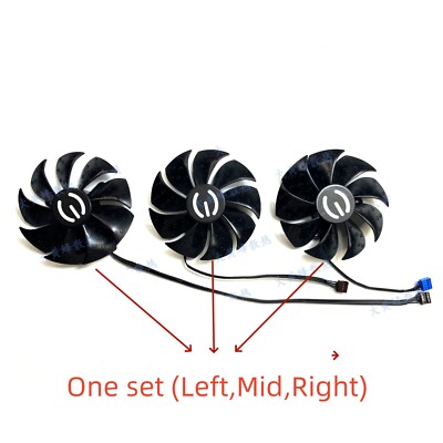 EVGA RTX3070 3070Ti  RTX3080 3080Ti  XC3 Ultra Cooling Fan GPU Video Cards Fans
