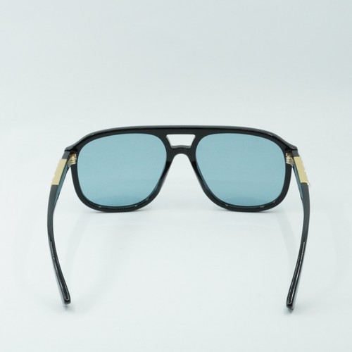 Pre-owned Gucci Gg1188s 004 Black/blue 58-17-140 Sunglasses Authentic