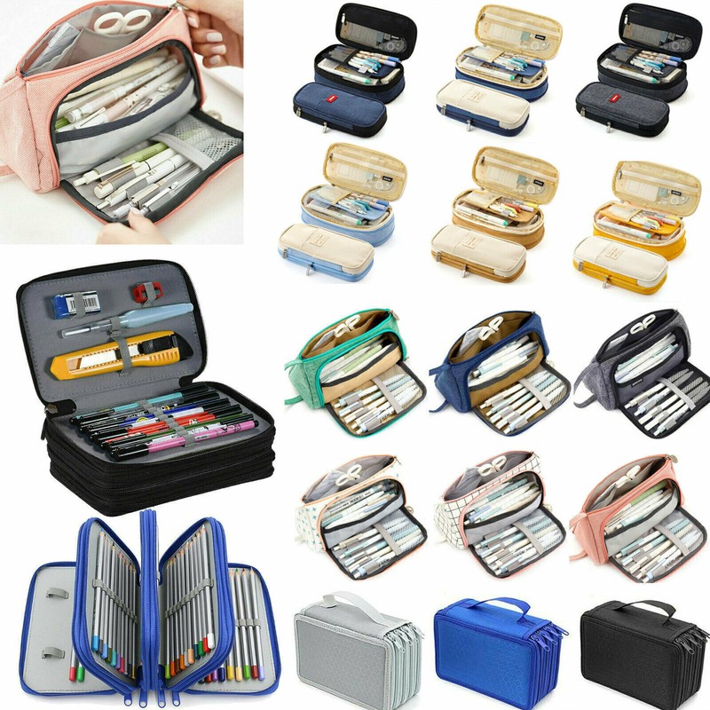 Case Pouch Box Boy Large Capacity School Supplies Storage Bags Us