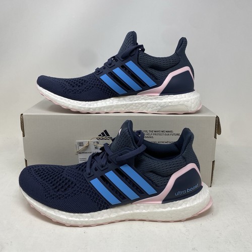 Wmns Ultraboost 1.0 Boost Comfy Athletic Shoes / Blue Pink