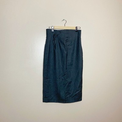 CLEARANCE! Gray Robert Rodriguez High Waist Wool Skirt EUC