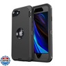 jaroco for iPhone SE Case 2022/2020/3rd/2rd,iPhone 8/7 case [Shockproof] [Dropproof] [Military Grade Drop Tested] with Non-Slip Removable Heavy Duty Full Body Phone Case-Black
