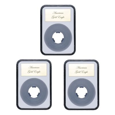 Elite Certified-Style Coin Holder for US 1/10 Ounce American Gold Eagle or Go...