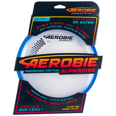 Aerobie Superdisc Outdoor Flying Blue 6046326 Frisbee Super Disc Beach Summer