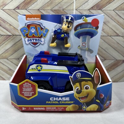 Paw Patrol Vehicle Chase Patrol Cruiser & Action Figure - Nickelodeon