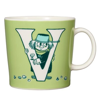 Arabia Moomin Mug 0.4L Alphabet Collection V Tableware Kitchenware Japan New