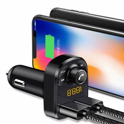 In-Car Bluetooth Hands Free MP3 Player/Phone to Radio FM Transmitter Modulator]