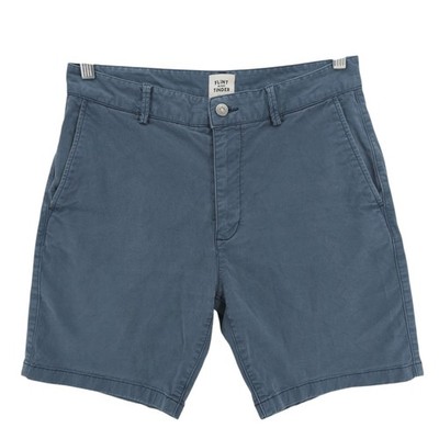 FLINT AND TINDER Gray Blue 365 Everyday Chino Shorts 7" Cotton Stretch Size 31