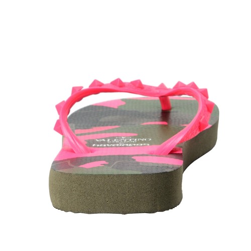 VALENTINO GARAVANI VALENTINO GARAVANI BY HAVAIANAS HERREN ROCKSTUD PINK TARNUNG ZEHENTRENNER SCHUHE