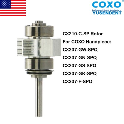 COXO Dental Fiber Optic Standard head Turbine Handpiece Fit NSK Phatelus Coupler
