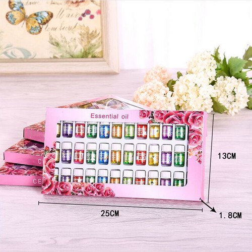 36PCS 12 Scents Kit 3ml Water-soluble Aromatherapy Essential Oil Gift Set-USA