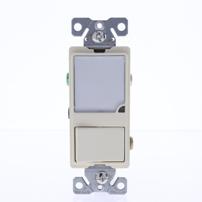 Eaton Almond  LED Single Pole Switch w/Dimmable Nightlight 1-Watt 7738A-K-L