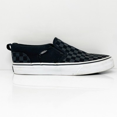 Vans Boys Asher 721356 Черная повседневная обувь Кроссовки Размер 5.5