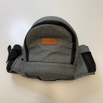 Besrey Hip Seat BR-DEK04 Grey Cotton Ergonomic Baby Carrier Waist Stool Unisex