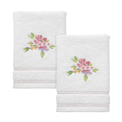 Izod Catalina White 2-Pack Fingertip Towel Set - Fingertip