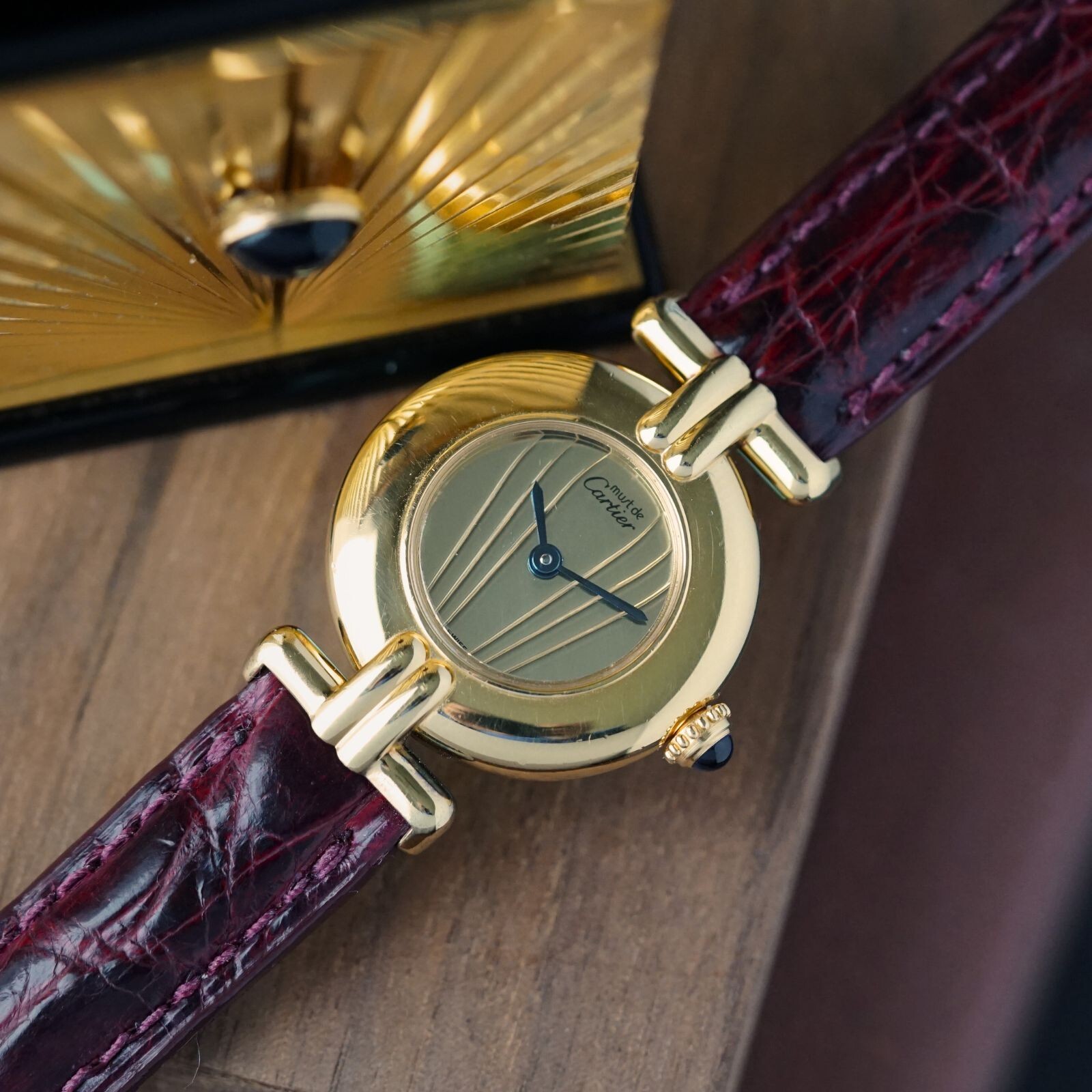 Cartier Must de Cartier Colisee Mirror Sunburst Vermeil .925