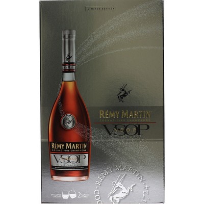 (EUR61,07l) Remy Martin VSOP Cognac 0,7 Liter 40 Vol. Geschenkset