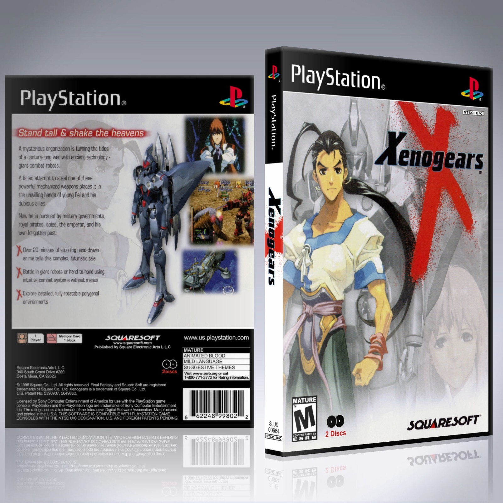 PS1 Case - NO GAME - Xenogears [2 Disc] | eBay