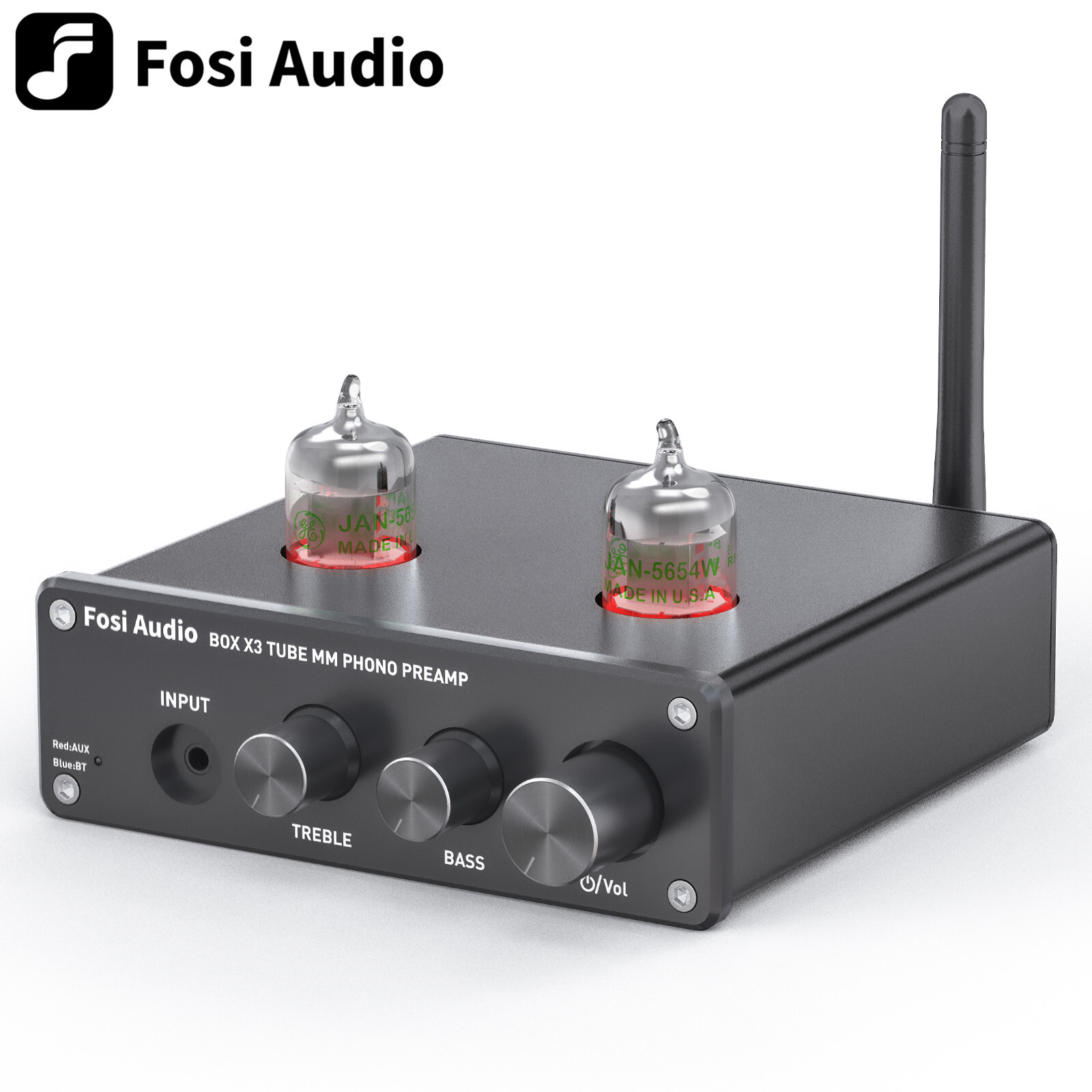 Fosi Audio BOX X3 MM Turntable Amp Bluetooth 5.0 Hi-Fi Tube Fosi Audio BOX X3 MM Turntable Amp Bluetooth 5.0 Hi-Fi Tube