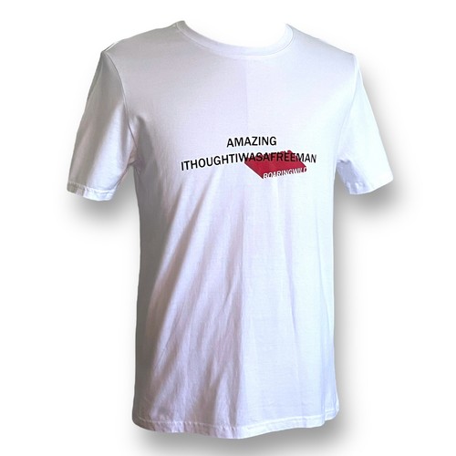 GXG x ROARINGWILD Mens T-shirt XL White Graphic Tee