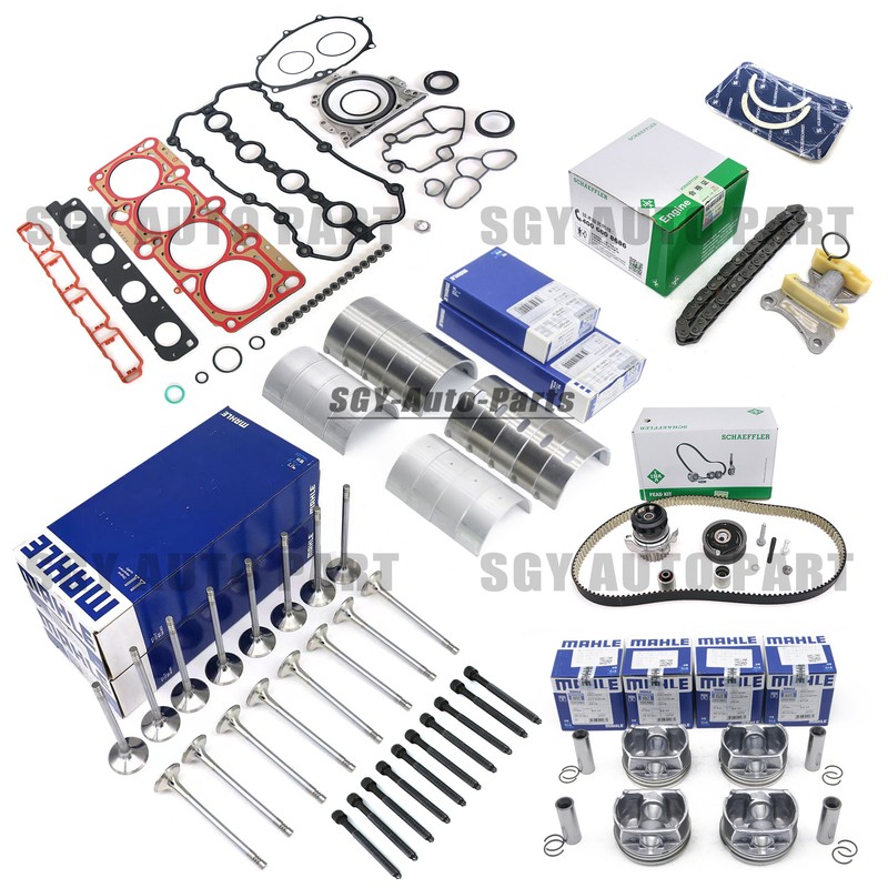 Oem Engine Rebuild Overhaul Kit Pistons Seals For Audi A4 Vw 2.0 T Bwa Bpy Ea113