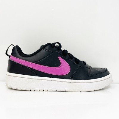 

Черные повседневные кроссовки Nike Boys Court Borough Low 2 BQ5448-003, размер 6,5 лет, Черный, Court Borough Low 2