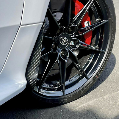AP Design Gloss Carbon Front Mud Flap/Arch Guards Kit For Toyota Yaris GR