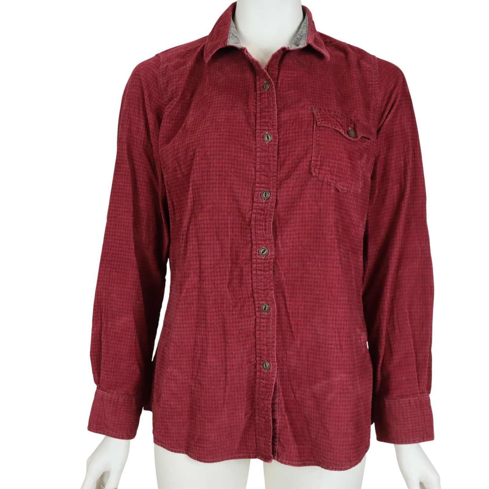 Vintage Woolrich Western Shirt Cotton Button Front Collared Y2K Women's Medium