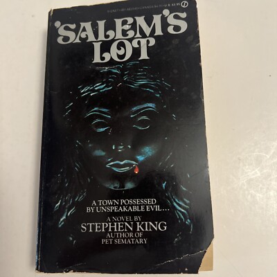 SALEM'S LOT (Signet 1st edition 1976) Stephen King HORROR Paperback Vintage