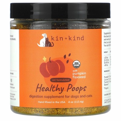 Healthy Poops, для собак и кошек, 4 унции (113,4 г)