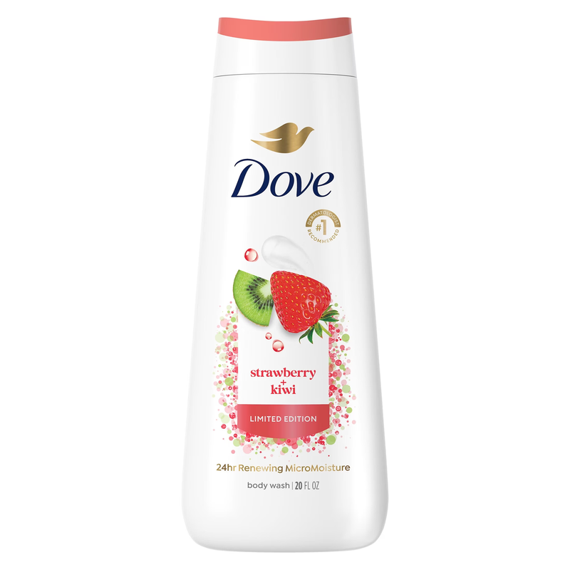 Limited Edition Body Wash for Women Strawberry Kiwi, 20 Fl Oz