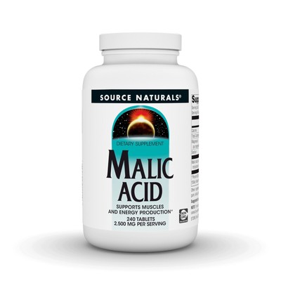 Source Naturals, Inc. Яблочная кислота 833 мг 240 таблеток