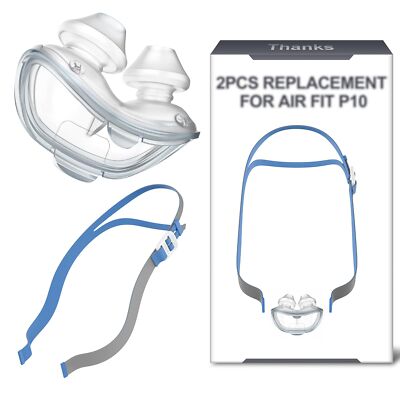 Nose Pillow with Headgear for P10  Nasal Pillow Medium with Headgear Replacemen