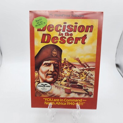 Atari 400 800 XL XE - Decision In The Desert - 48k disk - New Sealed