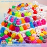100 Pack Mochi Squishy Toys, Party Favors for Kids 4-8-12, Classroom Birthday Xmas Gifts Treasure Box Prizes Goodie Bag Stuffers, Mini Squishy Fidget Toys, Carnival Prizes in Bulk