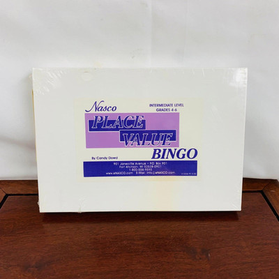 Nasco Place Value Bingo Educational Game Intermediate 4-6