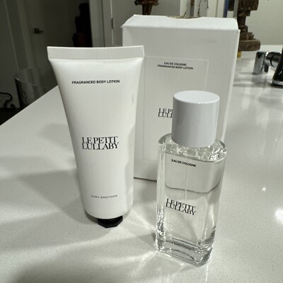 ZARA Le Petit Lullaby Emotions Eau De Parfum 1.35 oz Plus 3.38 Oz Body Lotion