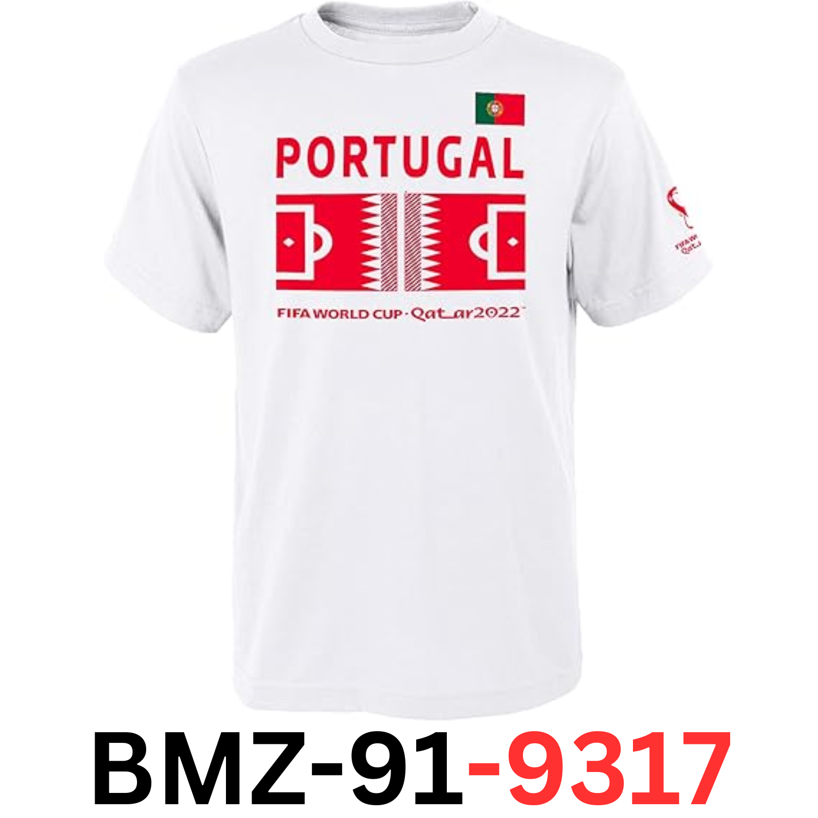 Outerstuff Men's FIFA World Cup Local Pitch Short Sleeve Tee, White, Size Large