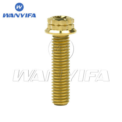 Titanium Bolt M8x15 20 25 30 35 40 45 50 60 65 80mm Flange 12-Point Torx Screws