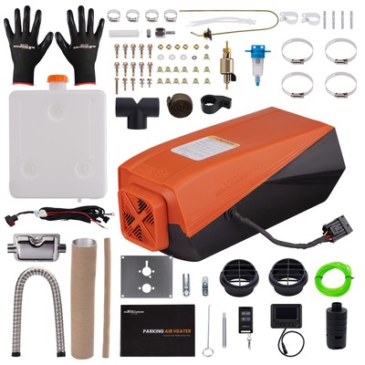 Diesel Air Heater 5KW Bluetooth App & Remote 80m LCD Control for Van Car Trailer
