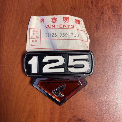 左右金属製リプロ エンブレム CB125 CL125 サイドカバー ベンリィ