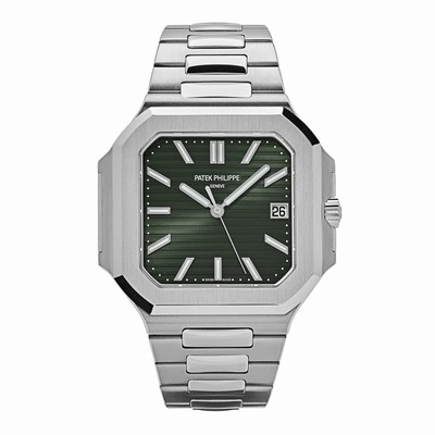 Patek Philippe Cubitus 5821/1A-001 Stainless Steel Green Dial Men's Watch (2024)