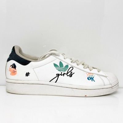 

Adidas Boys Superstar Pure H03995 Белая повседневная обувь Кроссовки Размер 7, Белый, Superstar Pure
