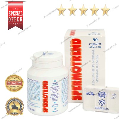 Spermotrend 90 Capsules - Men's Supplement for Vitality and Fertility Support